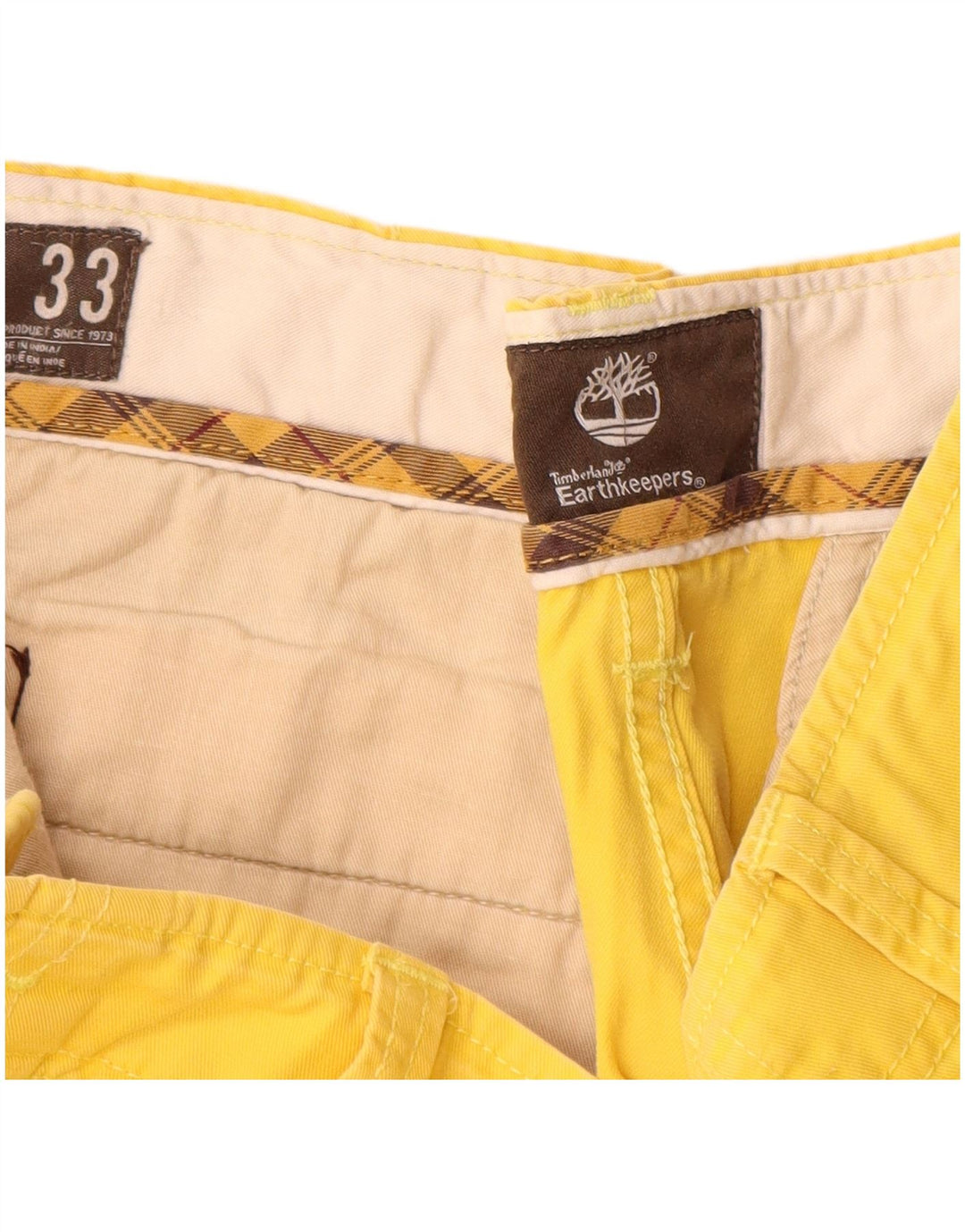 Timberland Short Chino Earthkeepers W33 Homme Jaune Moyen