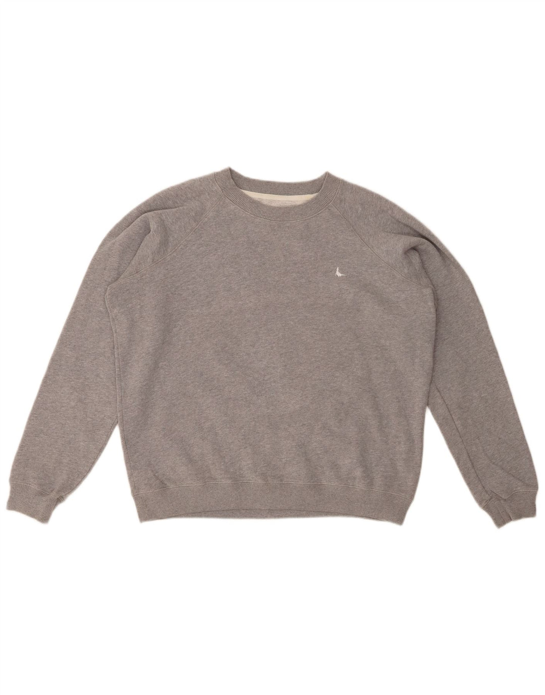 JACK WILLS Sweat-shirt surdimensionné pour femme UK 12 Gris moyen Coton