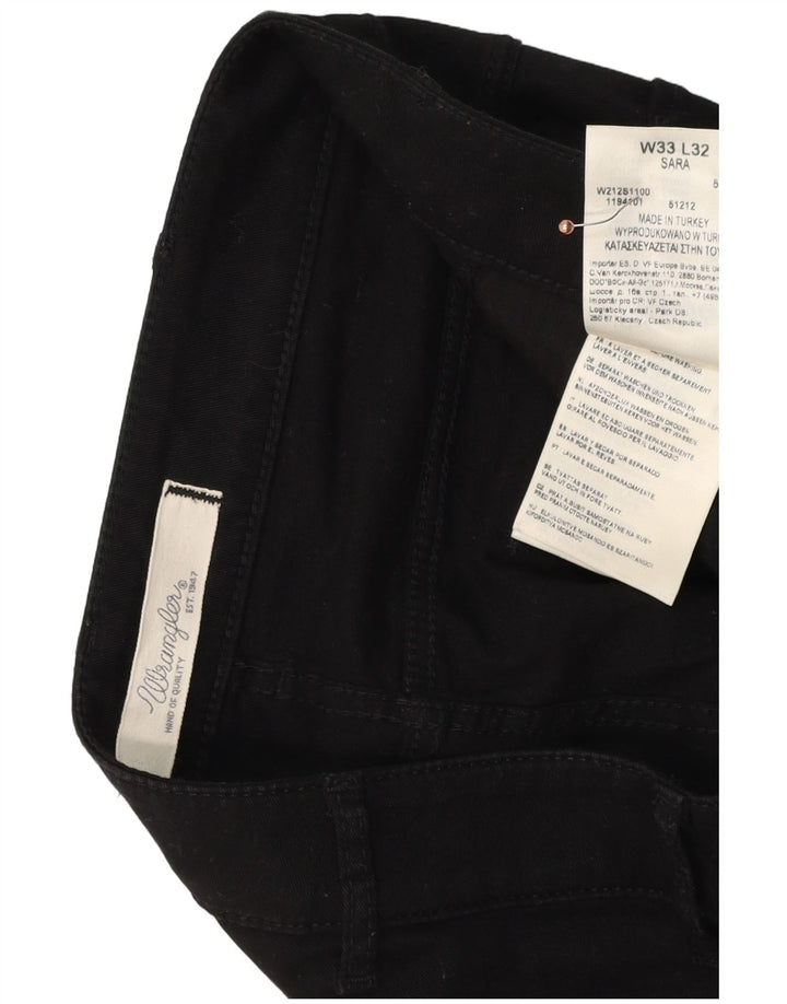 WRANGLER Pantalon décontracté Sara Femme W33 L32 Noir Coton