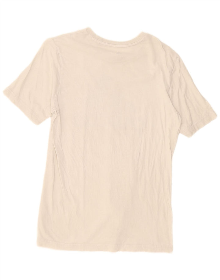 Adidas T-shirt graphique pour hommes, petit haut en coton blanc