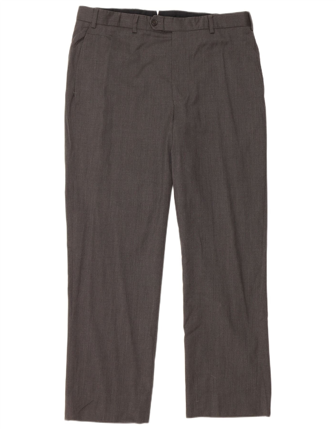 BROOKS BROTHERS Pantalon de Costume Droit Homme W36 L30 Gris Laine