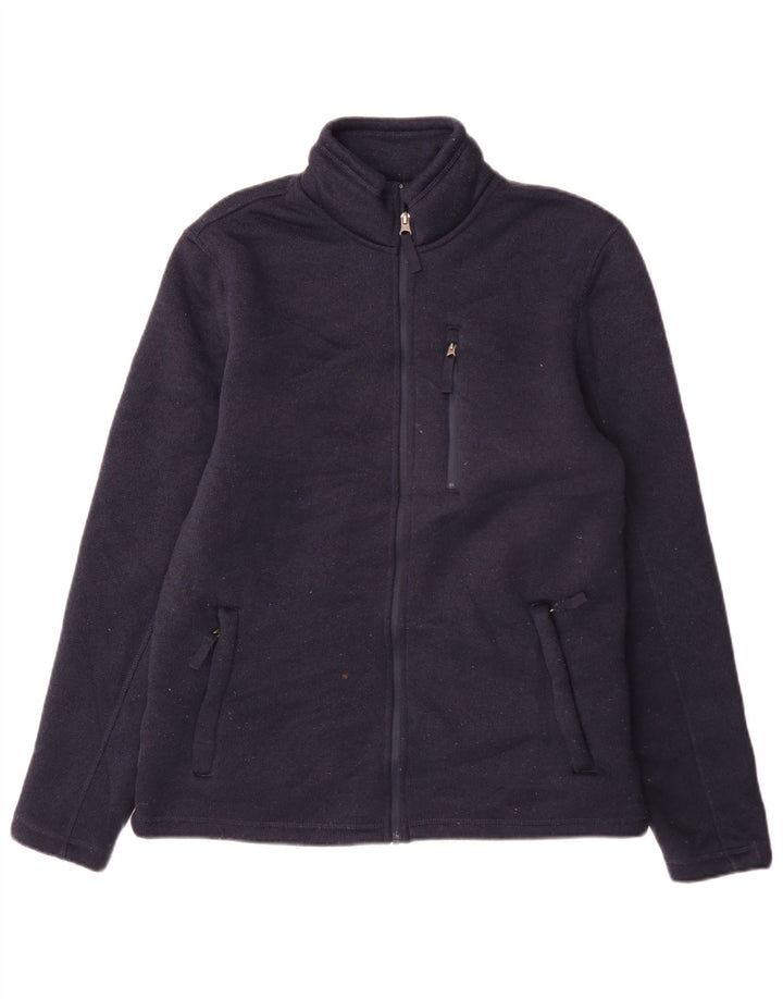 Marks & Spencer Veste de Survêtement Sherpa Homme Bleu Marine Moyen Polyester
