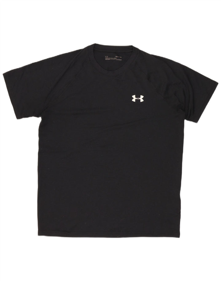 UNDER ARMOUR T-shirt Heat Gear pour homme Petit Noir Polyester