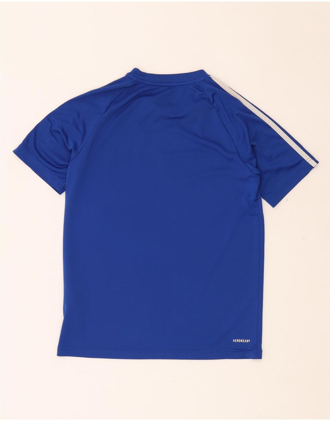 ADIDAS Garçon Aeroready T-Shirt Top 13-14 ans Bleu Polyester