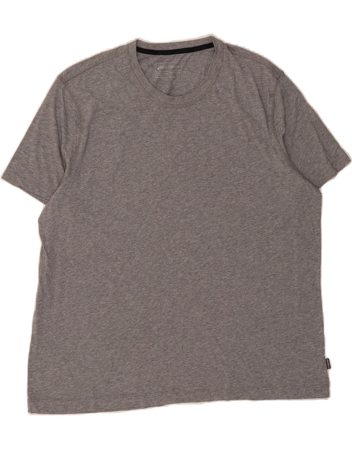 EDDIE BAUER Mens T-Shirt Top Large Grey Cotton Vintage Eddie Bauer and Second-Hand Eddie Bauer from Messina Hembry 