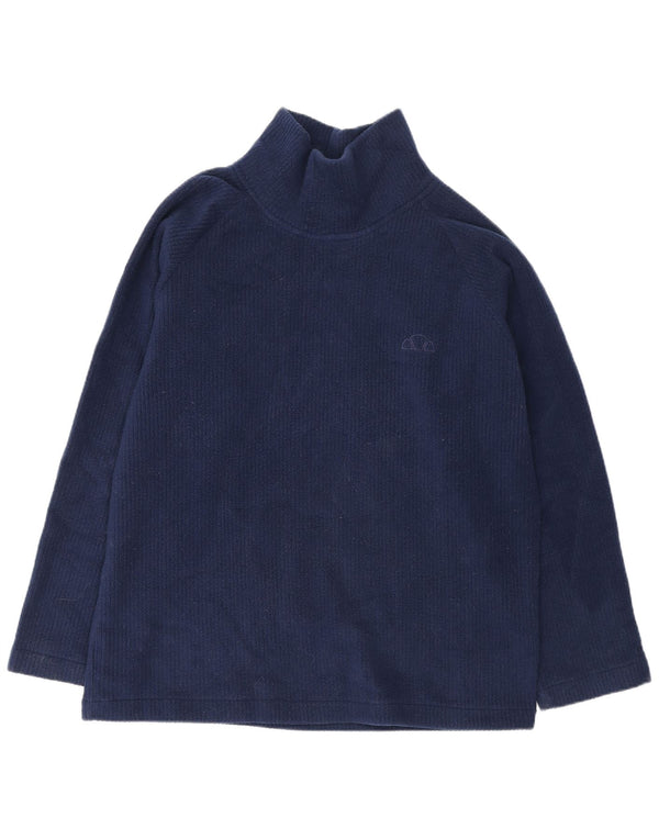 Ellesse Pull polaire surdimensionné pour femme UK 16 Large Bleu marine Polyester