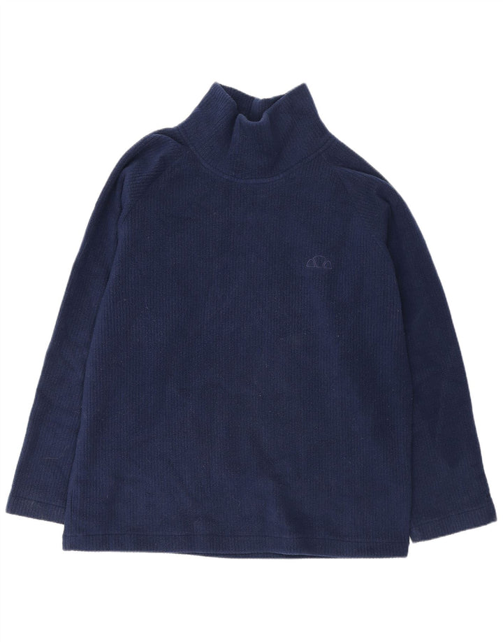 Ellesse Pull polaire surdimensionné pour femme UK 16 Large Bleu marine Polyester