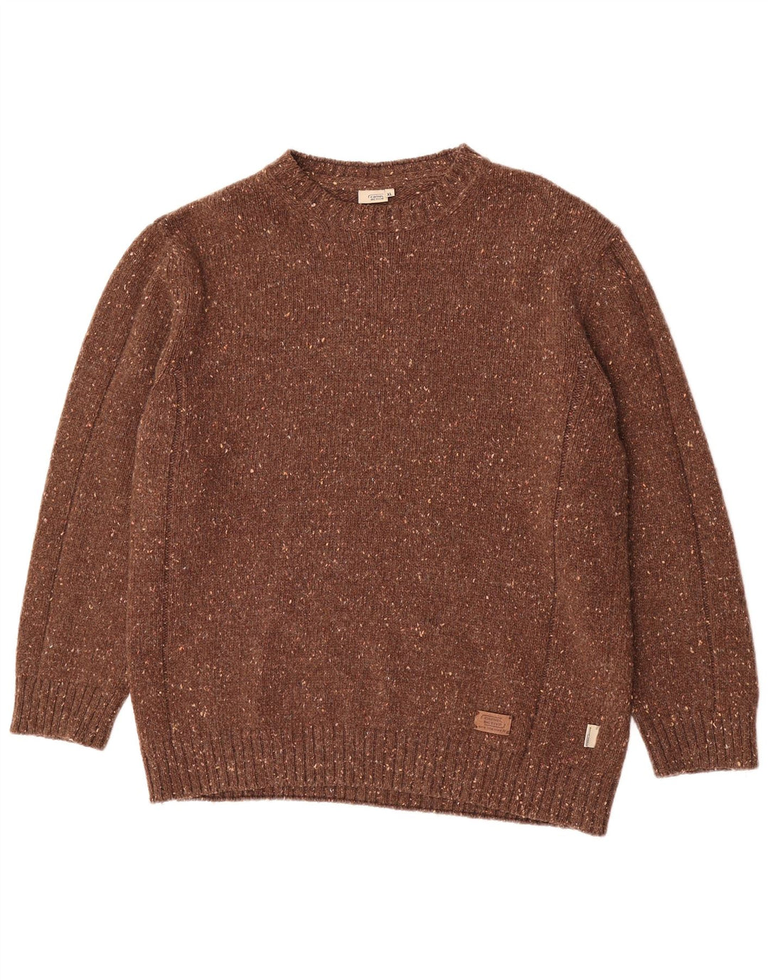 Camel Active Pull col rond homme XL marron moucheté