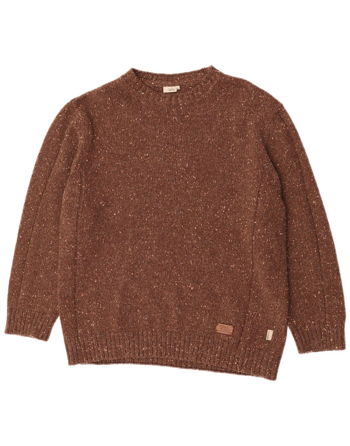Camel Active Pull col rond homme XL marron moucheté