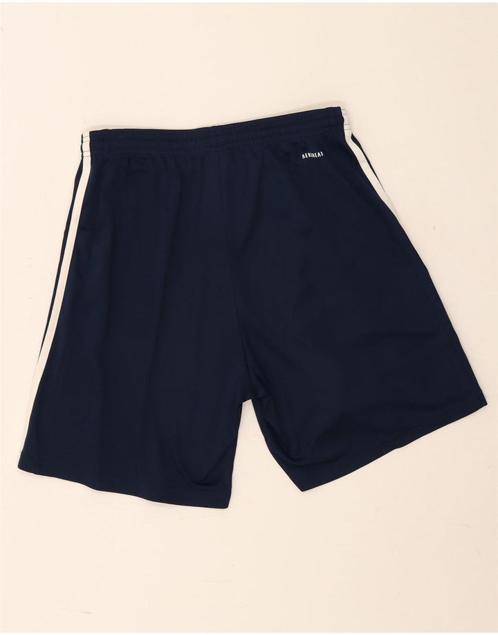 Adidas Short de Sport Homme Bleu Marine Moyen