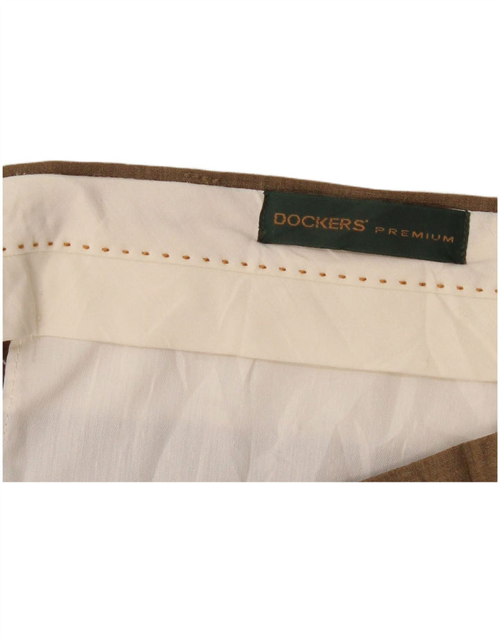Dockers Pantalon De Costume Pegged Homme W36 L27 Kaki