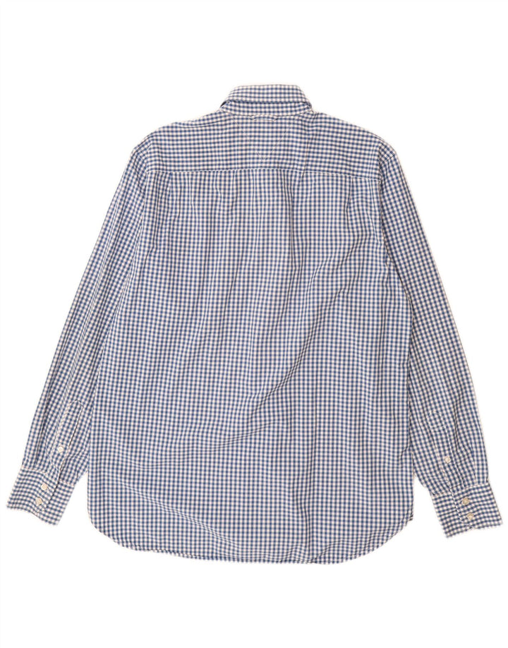 Tommy Hilfiger Chemise à Carreaux Homme Bleu Moyen Vichy Coton