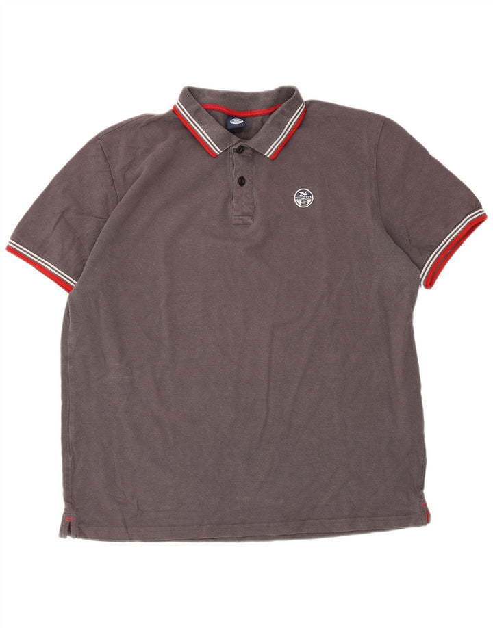 North Sails Polo Homme XL Gris Coton