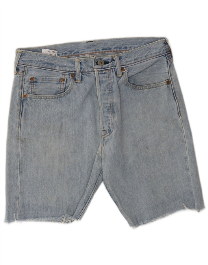 Levi's Short en Jean 501 W31 Homme Bleu Moyen Coton