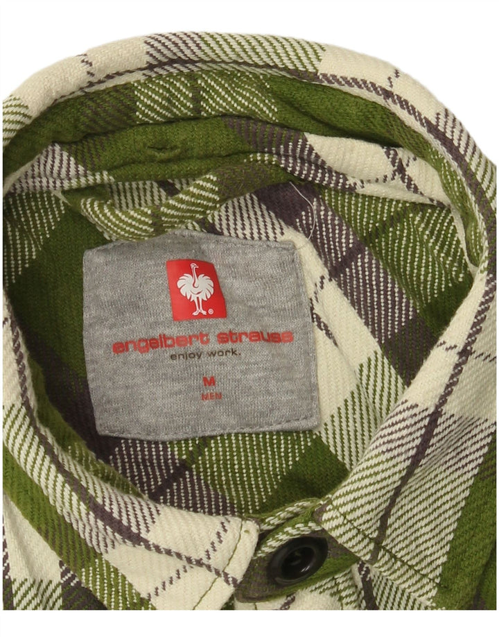 Engelbert Strauss Chemise En Flanelle Homme Vert Moyen Carreaux
