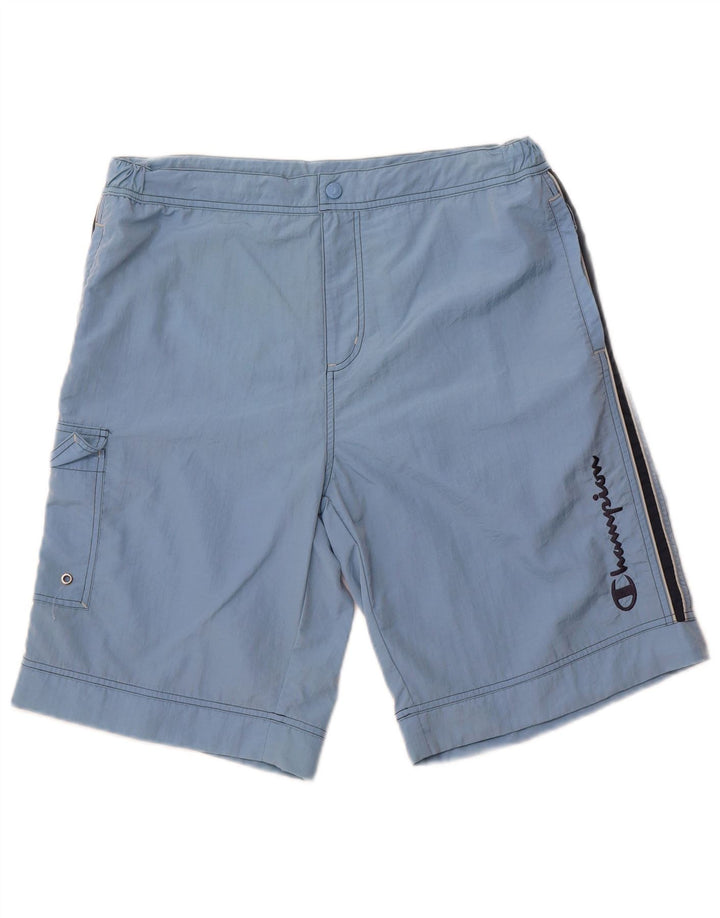 Champion Short de Bain Graphique Homme Bleu Moyen Polyamide