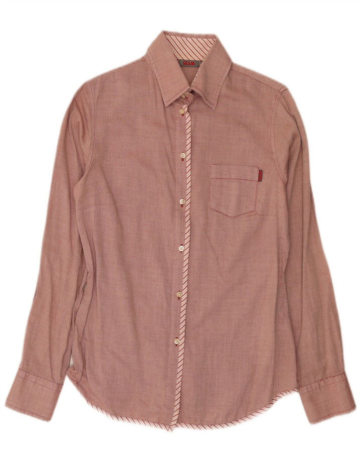 Slam Chemise Femme UK 12 Coton Rouge Moyen
