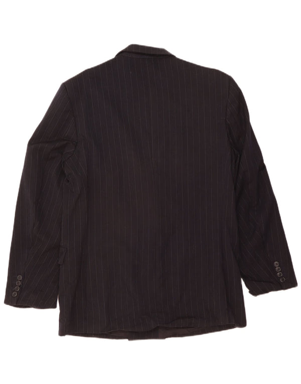 Pierre Cardin Veste blazer double boutonnage pour homme UK 40 Large Noir