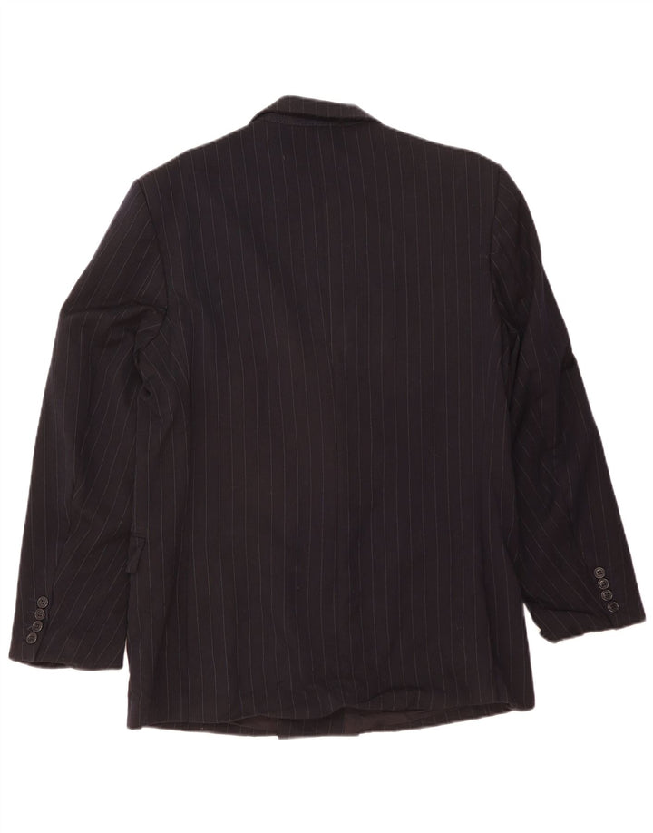 Pierre Cardin Veste blazer double boutonnage pour homme UK 40 Large Noir