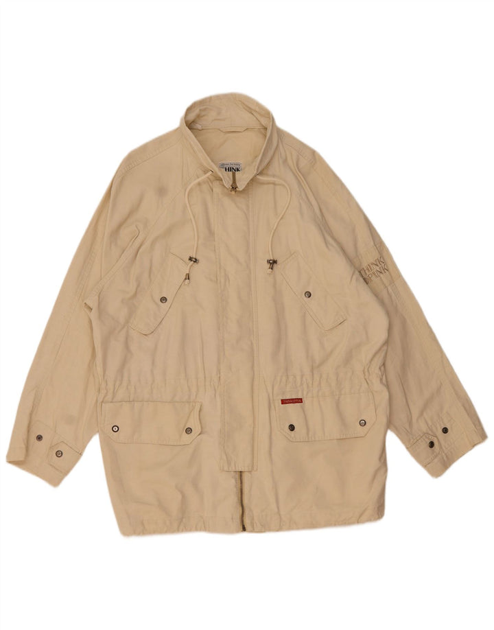 THINK PINK Veste utilitaire pour hommes IT 50 Large Beige