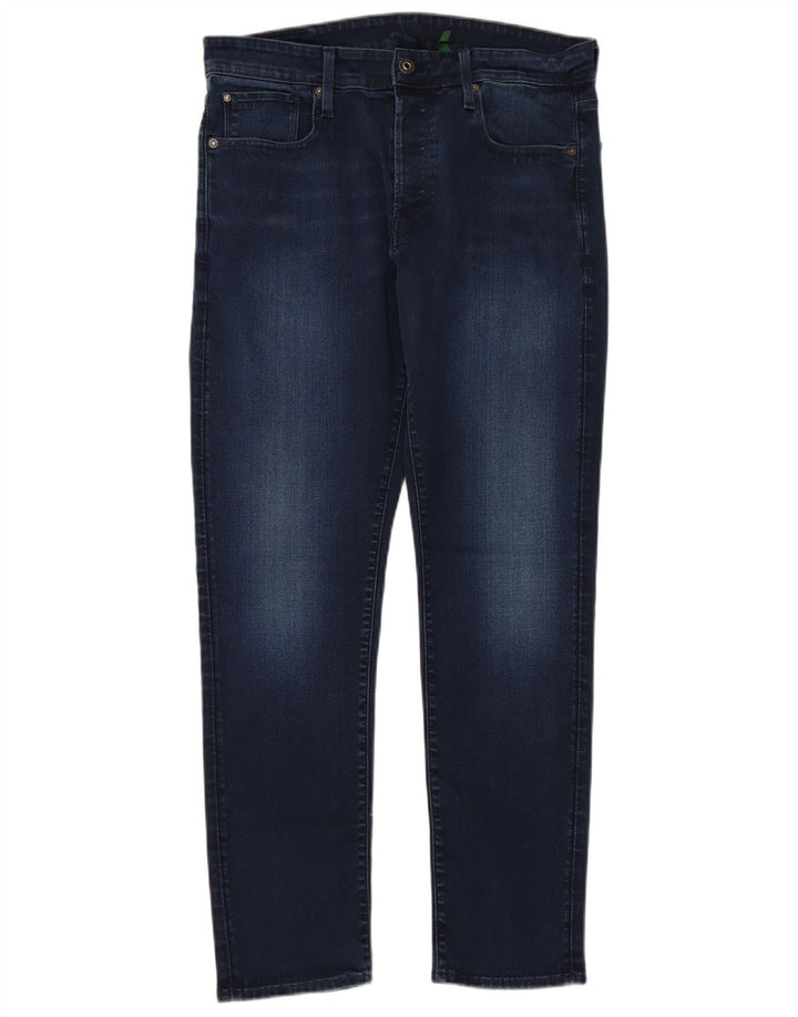 G-STAR Jean droit fuselé homme W34 L32 bleu marine coton