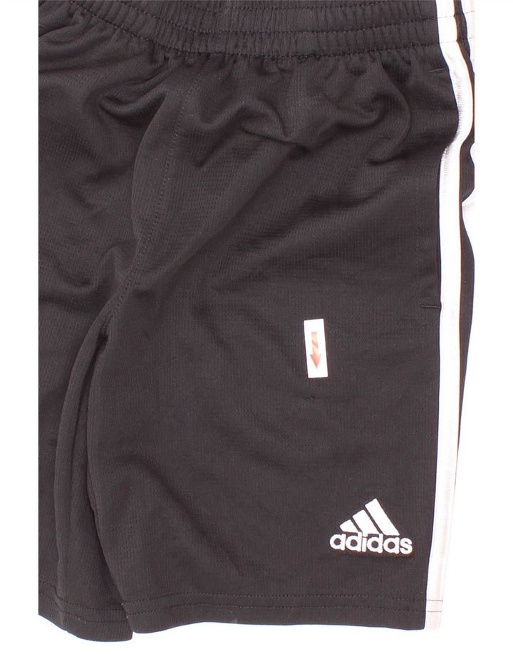 Adidas Short de Sport Garçon 7-8 Ans Petit Noir Polyester