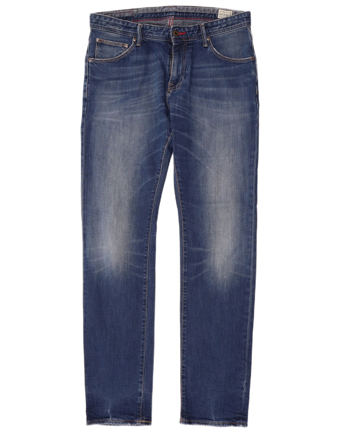 Tommy Hilfiger Jean Slim Femme W34 L34 Bleu Coton