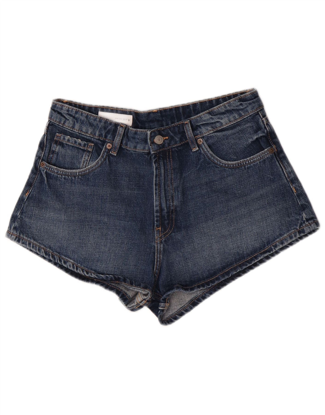 Zara Short en jean pour femme EU 40 Medium W30 Bleu