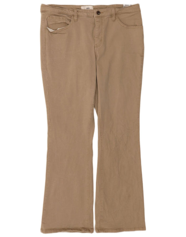 BKE Pantalon décontracté Bootcut Femme W33 L31 Coton Beige