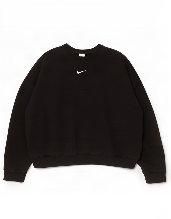 Nike Sweat-shirt surdimensionné pour femme UK 18 XL Coton noir