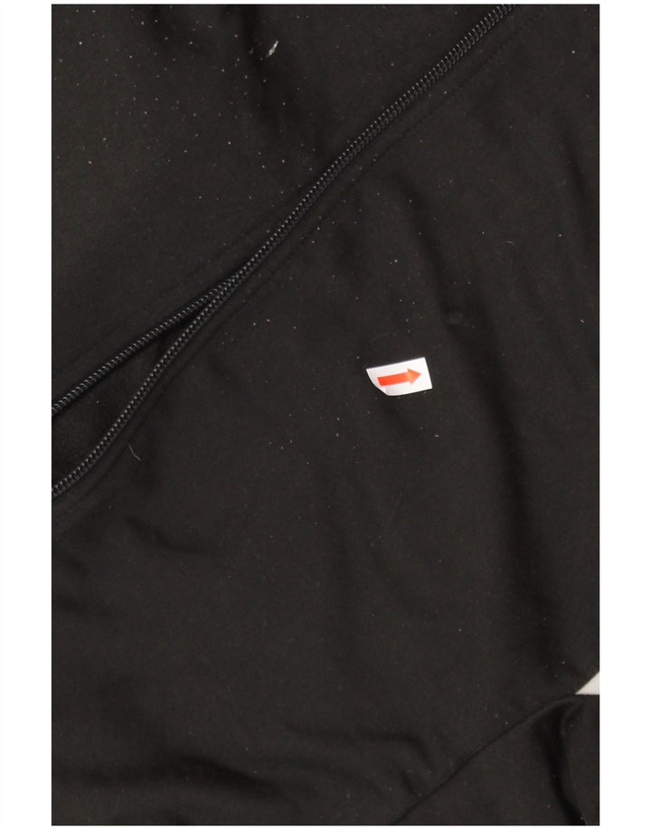 PUMA Veste de survêtement pour femme UK 8 Small Noir Colorblock Polyester