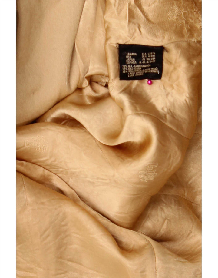 Escada Womens by Margaretha Ley Veste blazer à 6 boutons EU 38 Beige moyen