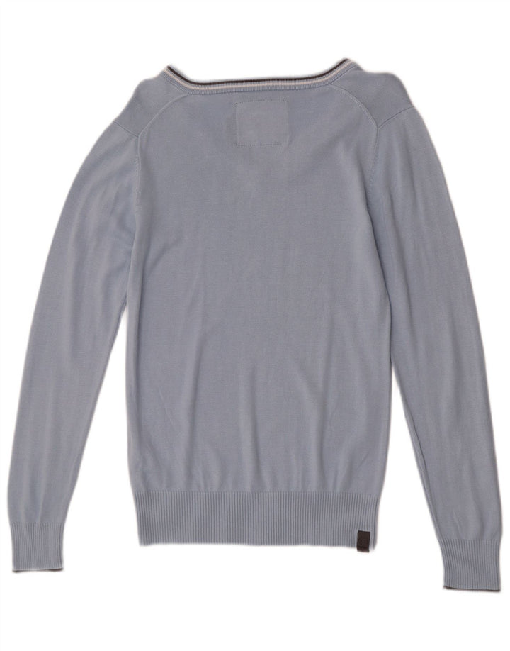 G-Star Pull Col V Homme Bleu Moyen Coton