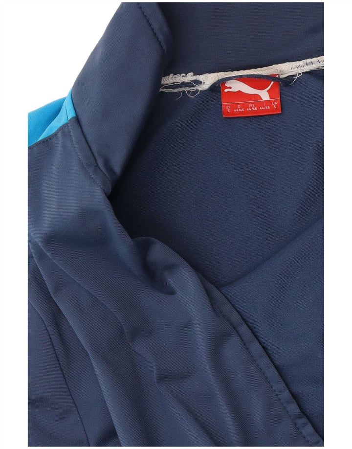 Puma Veste de Survêtement Homme Small Bleu Marine Colourblock