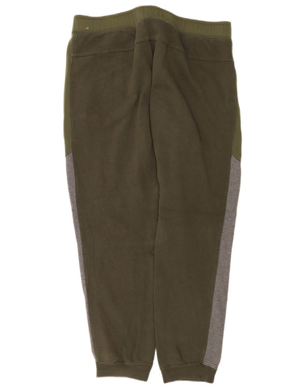 Nike Pantalon de survêtement pour homme XL Kaki Colourblock Coton