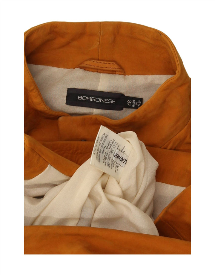 Borbonese Veste en Daim Femme IT 48 XL Cuir Marron