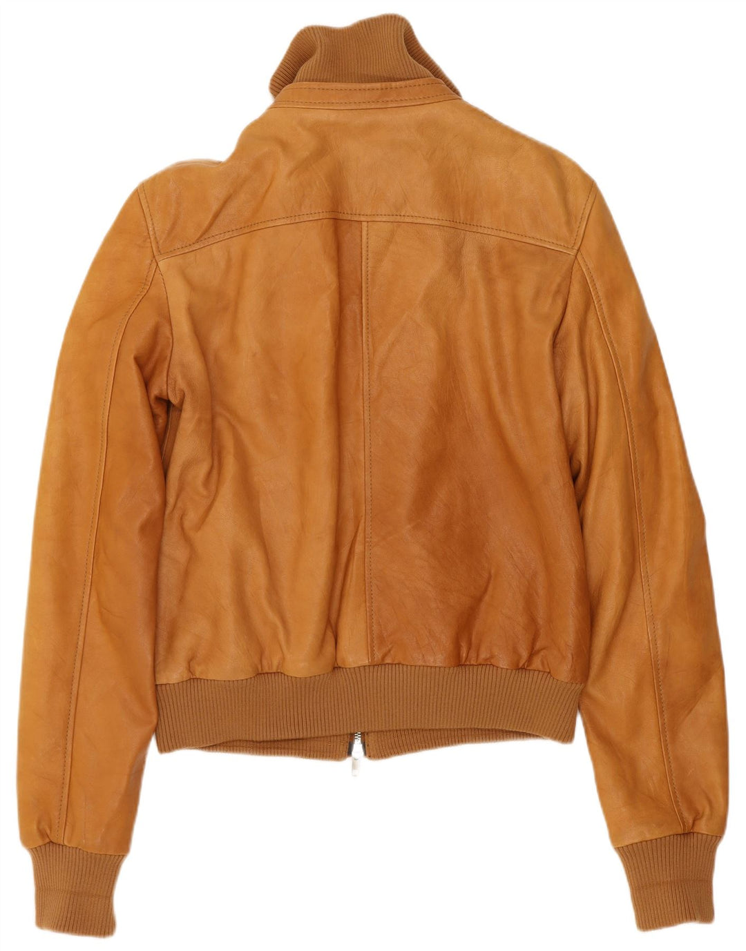 Massimo Rebecchi Veste en cuir bomber pour femme IT 44 Marron moyen