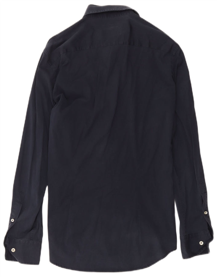 Fred Perry Chemise Slim Fit Homme Grand Bleu Marine Coton