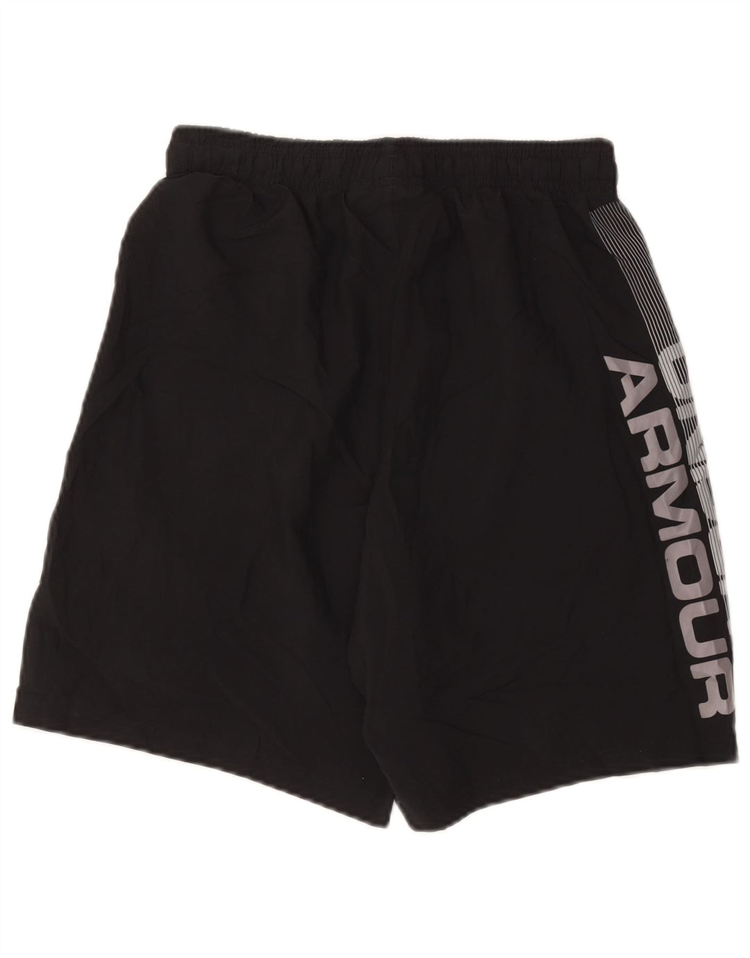 Under Armour Short de Sport Graphique Coupe Ample Homme Petit Noir Polyester