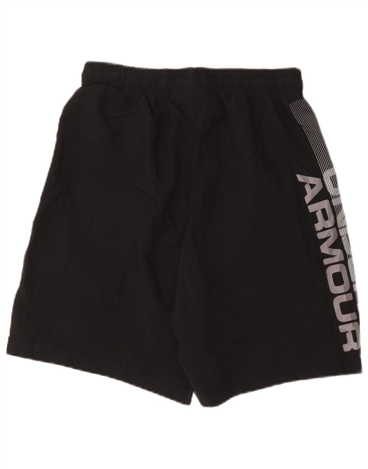 Under Armour Short de Sport Graphique Coupe Ample Homme Petit Noir Polyester