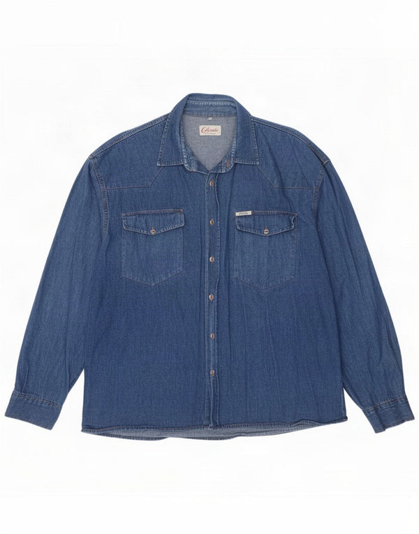 Chemise en jean homme Colorado XL coton bleu