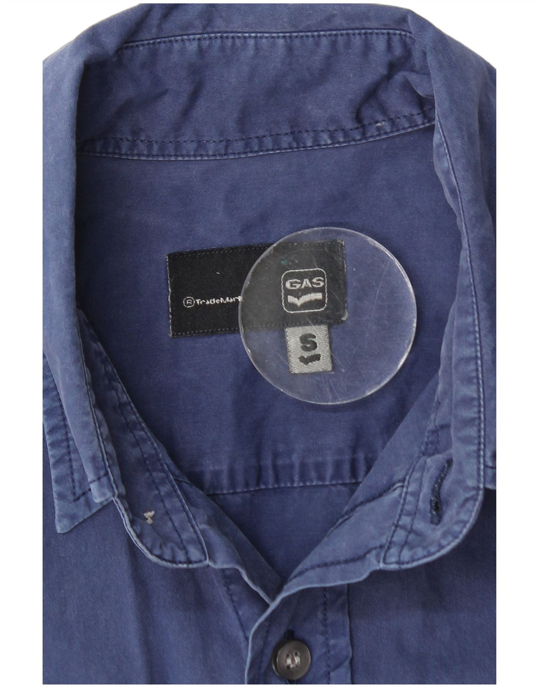 Chemise Homme Gas Small Bleu Marine Coton