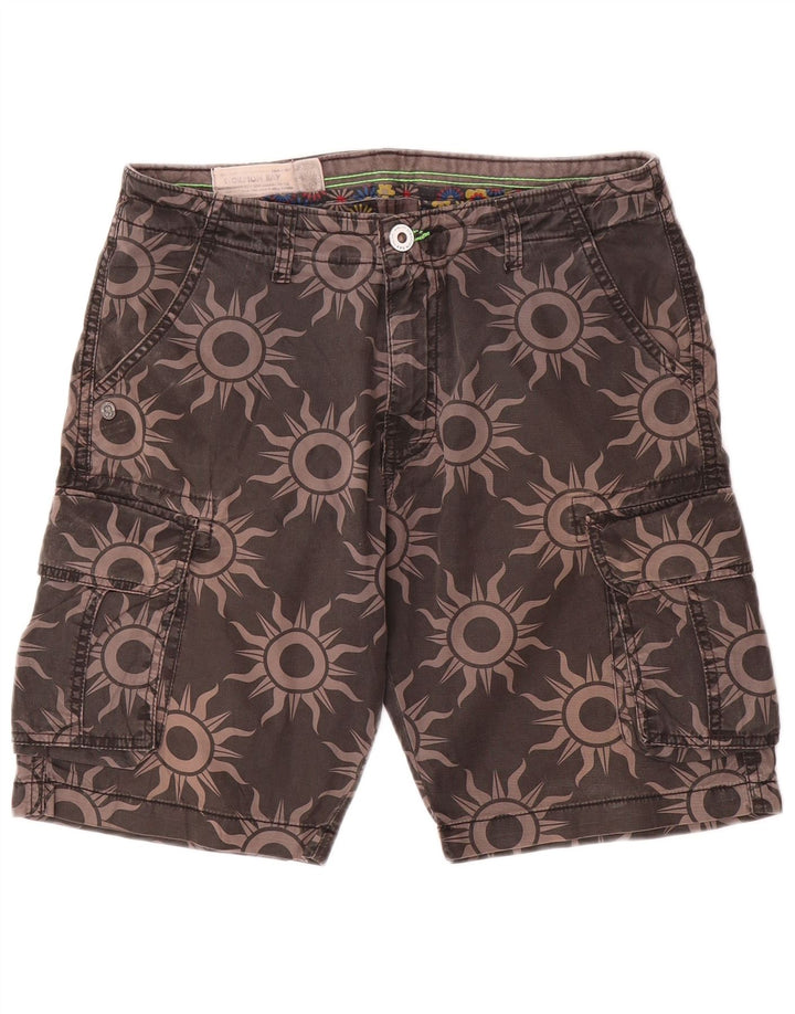 Scorpion Bay Short Cargo Homme W31 Coton Géométrique Gris Moyen