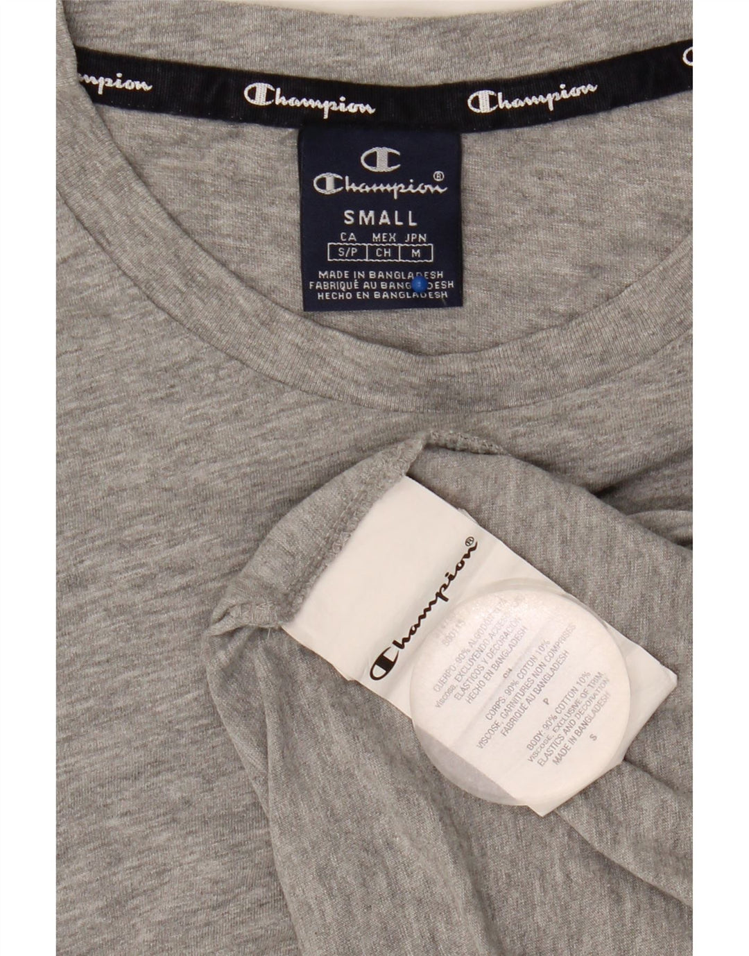 Champion T-Shirt Homme Petit Gris Coton