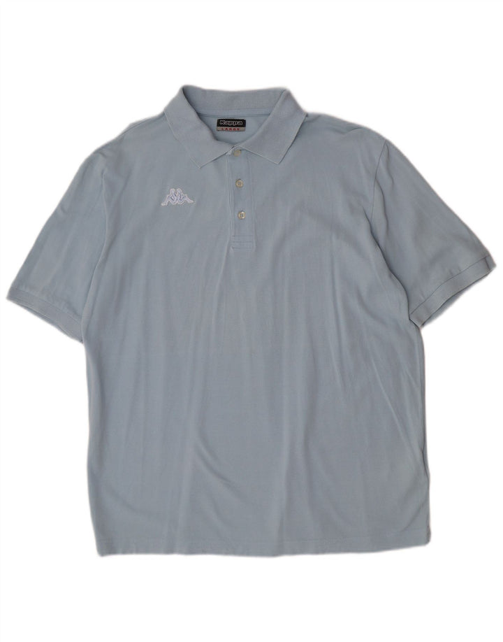 Kappa Polo Homme Grand Bleu Coton