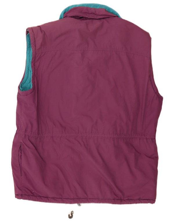 MC Kee's Gilet matelassé réversible à capuche pour homme UK 42 XL Violet Colourblock