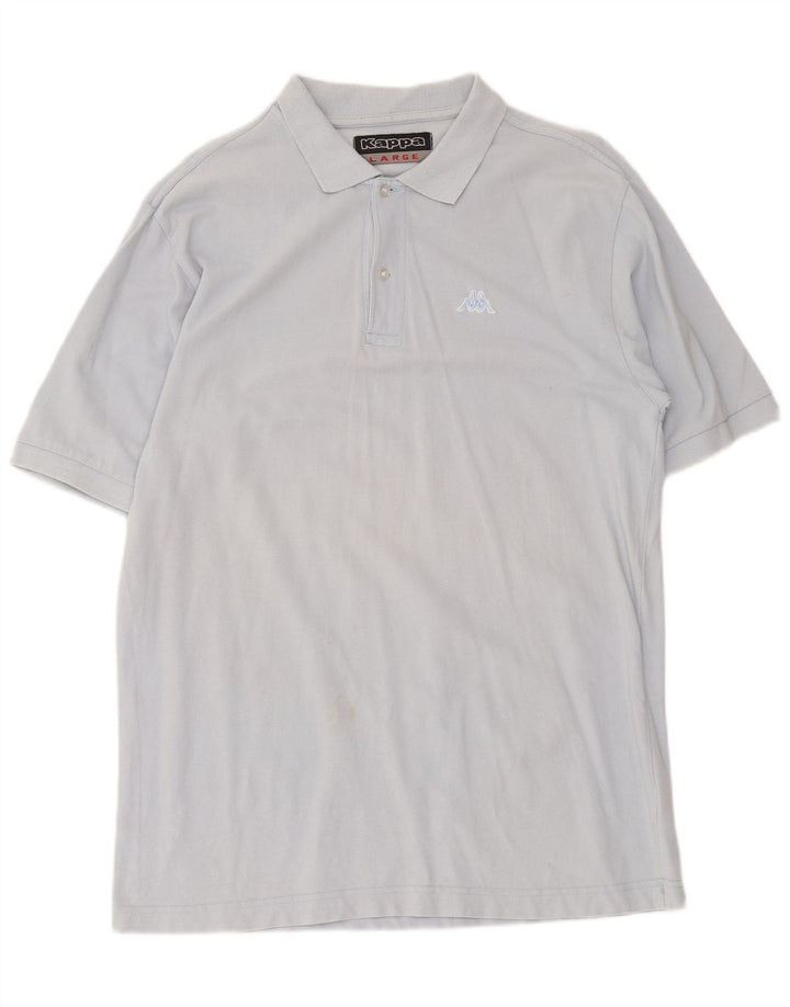 Kappa Polo Regular Fit Homme Bleu Coton