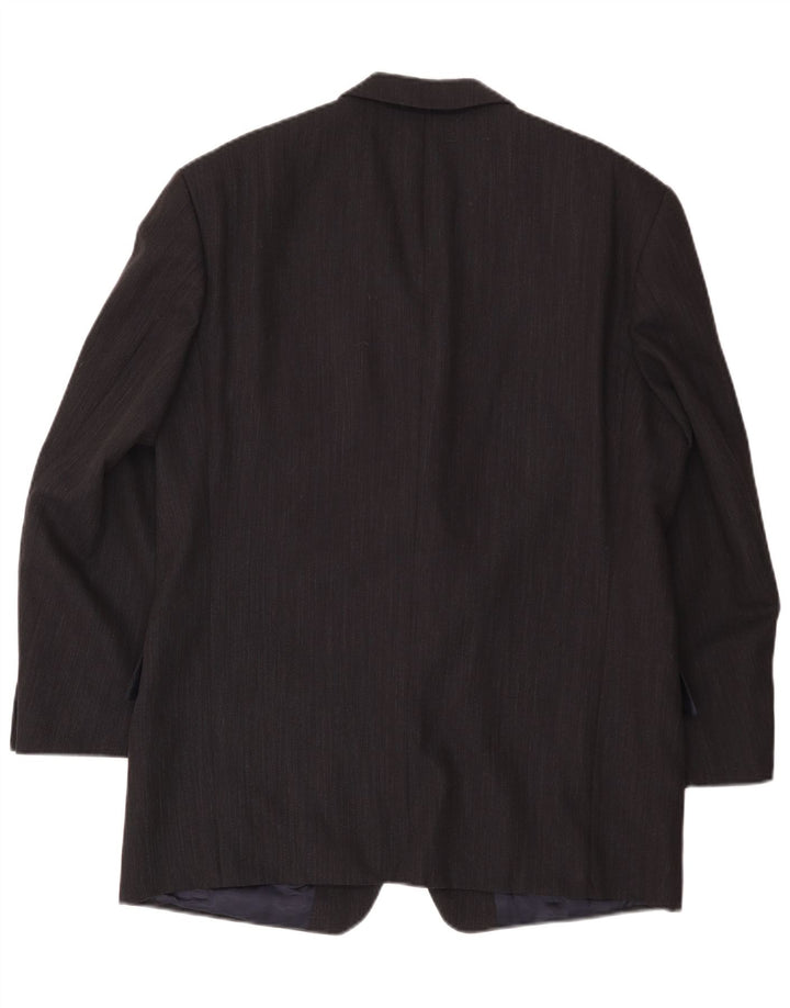 Daniel Hechter Veste blazer à 3 boutons pour homme UK 40 Grande laine vierge bleu marine
