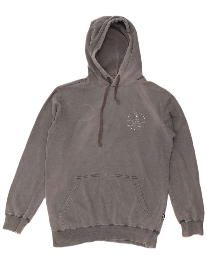 BILLABONG Pull à Capuche Graphique Homme Petit Gris Coton