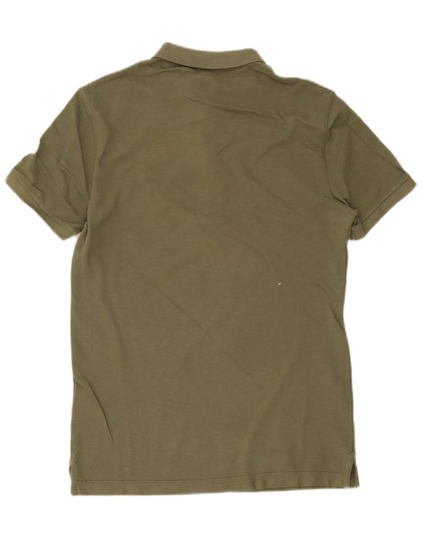 All Saints Mens Polo Shirt XS Khaki Cotton